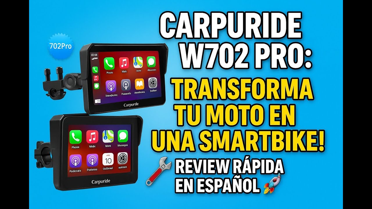 Carpuride W702 Pro: practicidad para el día a día y los viajes en moto